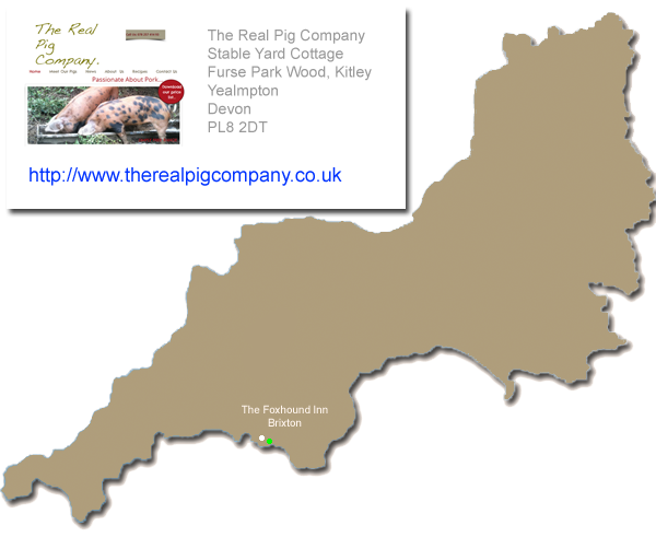 The Real Pig Company - Supplier map
